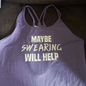 CVG open back workout tank size 2xl